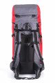 Рюкзак туристический Оптимал 2, серо-красный, 70 л, ТАЙФ