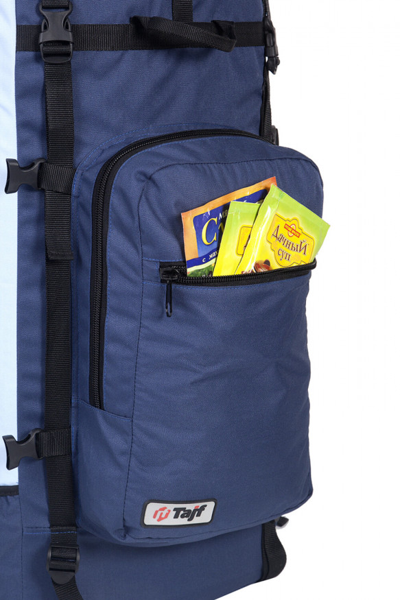 Рюкзак туристический Оптимал 2, серо-красный, 70 л, ТАЙФ