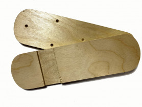 Лыжи Лесные, дерево, длина 175 см, ширина 110 мм