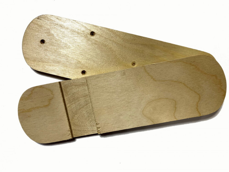 Лыжи ТАЕЖНЫЕ, дерево, длина 175 см, ширина 180 мм