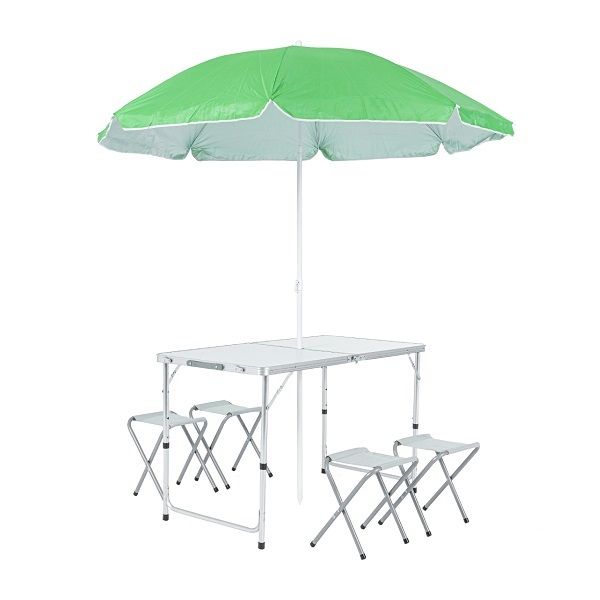 Набор мебели для пикника Green Glade M790-1, мраморный белый, Green Glade