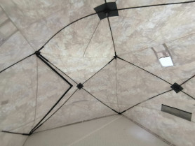 Зимняя палатка Мr.Fisher Лонг 290, камуфляж, композит (трехслойная)