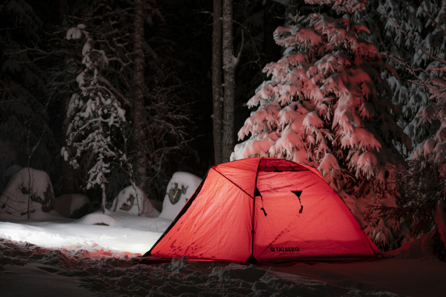 Палатка Boyard pro 3 Talberg, красный цвет, диаметр дуг 9,5 мм