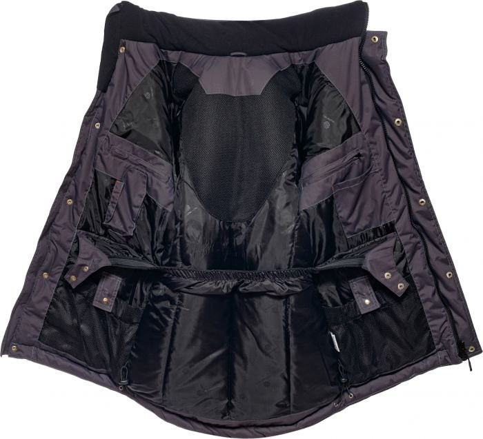 Куртка утепленная Зевс серо-красная