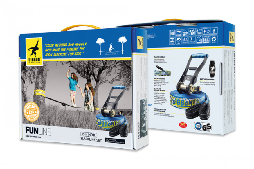 Комплект Funline 15 m слэклайн +защита для дерева