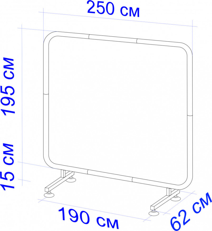 Экран защитный 2,0х1,95 (Пленка ПВХ 0,4), Митек