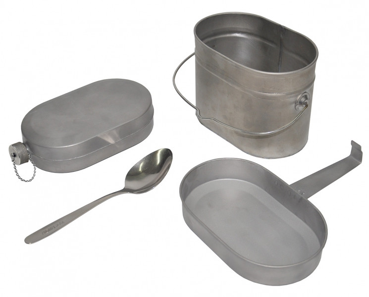 Набор посуды для солдата (титан), Роза Ветров