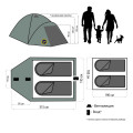 Палатка Maverick Comfort 2, двухместная, зеленый цвет