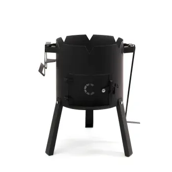 Печь под казан 16 л СИБИРСКИЙ СЛЕДОПЫТ, d-410, сталь 2мм, без трубы