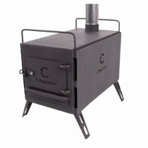 Печь походная Heavy средняя (с экранами, угловыми трубами, грибком), сталь 2 мм, Следопыт